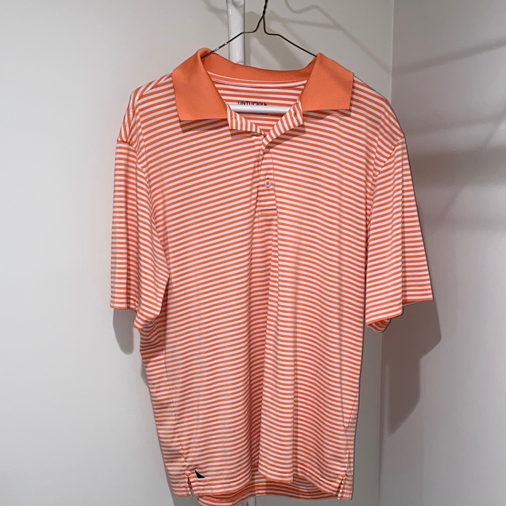 Untuckit Orange Polo Shirt